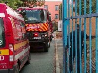 Incendiu la o școală din Cluj. Peste 600 de elevi au fost evacuați de urgență: „Am observat fumul negru”