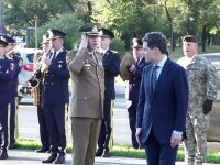 VIDEO. Nicușor Dan, moment de confuzie la Timișoara. Președintele a uitat protocolul în timpul ceremoniei