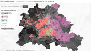 Harta Noului Zid Al Berlinului Cum S Au Impartit Voturile In Capitala Germaniei Stirileprotv Ro