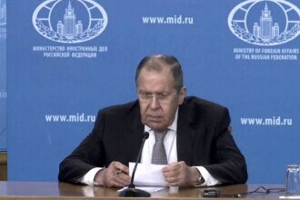 Ministrul rus de Externe: Nu vom sta cu braţele încrucişate