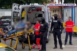 Incident grav la sediul Poliției din Botoșani. Un bărbat reţinut a scos un cuţit şi a ameninţat că-și va lua viața