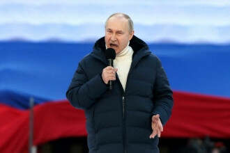 Vladimir Putin denunţă ”caracterul periculos” și avertizează Franța și Germania cu privire la înarmarea Ucrainei