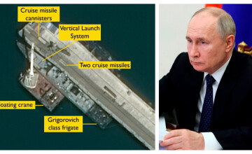 Mișcare strategică făcută de Putin în Marea Neagră. Unde și-au mutat rușii navele și submarinele. Imagini din satelit