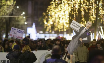 A cincea seară de proteste în Capitală și marile orașe. Românii cer demisia Liei Savonea și schimbări în sistemul de justiție