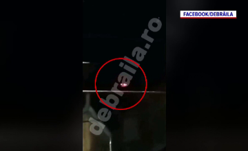 O dronă militară s-a prăbușit la Brăila. Localnicii au filmat-o când a trecut peste casele lor. VIDEO