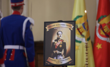 Sicriul ultimului domn al Moldovei, depus la Palatul Cotroceni. Nicușor Dan: ”Bine ai venit acasă, Măria Ta”