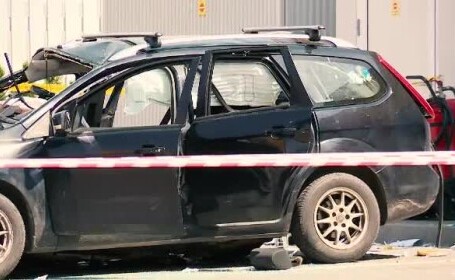 O butelie cu dioxid de carbon a explodat într-o mașină, în București, de la căldură. Un tânăr a murit