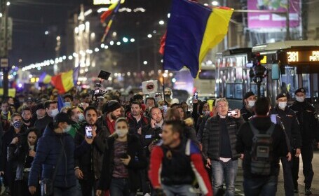 Protest în București