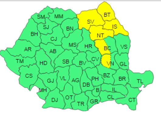 Alerta De Vreme Rea Pana Joi Romania Lovita De Un Ciclon Anm A