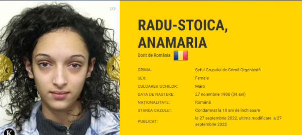 Cele mai căutate femei din Europa: Cine este românca aflată pe lista Europol
