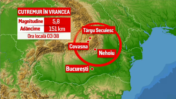 Cutremur De 5 8 In Romania Duminică Seismul Resimțit In Mai
