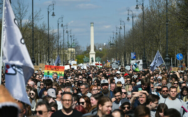 Protest în Ungaria
