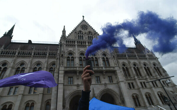 Protest în Ungaria