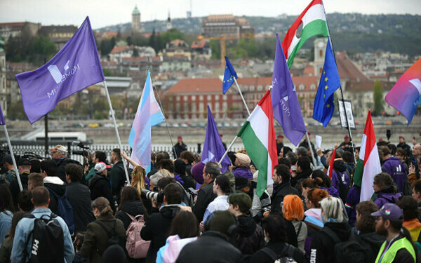 Protest în Ungaria