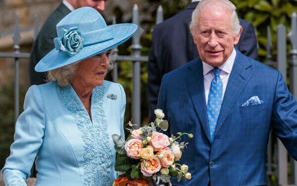 Regele Charles și Regina Camilla au participat la slujba tradițională de Paște Regele Charles și Regina Camilla au participat la slujba tradițională de Paște