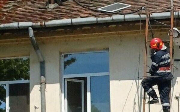 Incendiu la Spitalul CFR Paşcani Incendiu la Spitalul CFR Paşcani