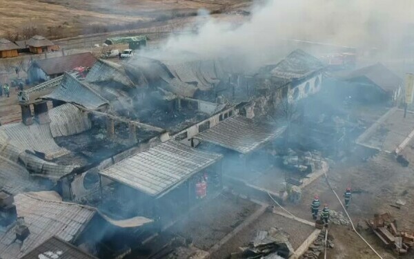 incendiu ferma dacilor