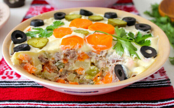 salata boeuf ornată