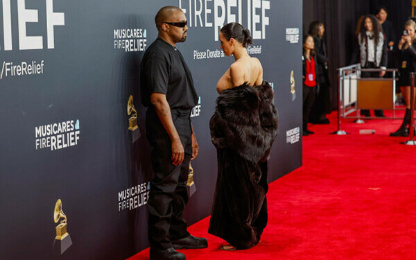 Kanye West și Bianca Censor Kanye West și Bianca Censor