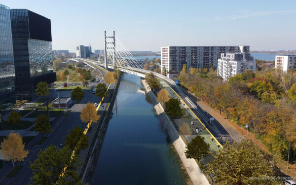 Cum va arăta Bucureștiul &icirc;n 2035. Albia betonată a D&acirc;mboviței va &ldquo;&icirc;nverzi&rdquo;, splaiul Unirii - eliberat de trafic. GALERIE FOTO