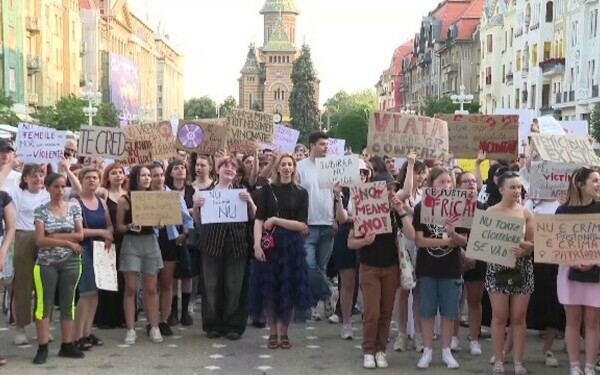 Protest la Timișoara, după crima din Cosmopolis Protest la Timișoara, după crima din Cosmopolis