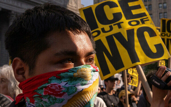 Manifestaţie la New York Manifestaţie la New York