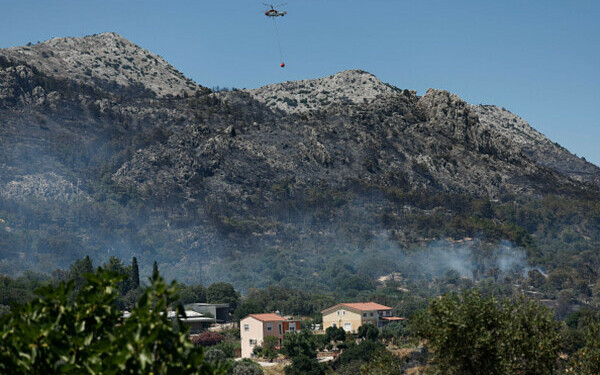 incendii vegetatie atena