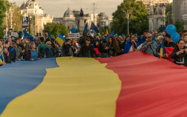 Miting proeuropean în Bucureşti Miting proeuropean în Bucureşti