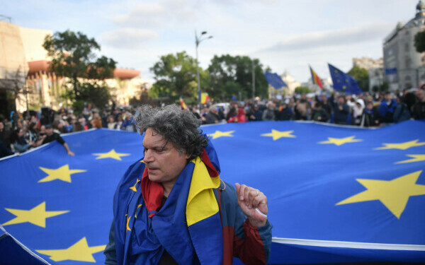 Miting proeuropean în Bucureşti Miting proeuropean în Bucureşti