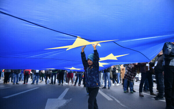 Miting proeuropean în Bucureşti Miting proeuropean în Bucureşti