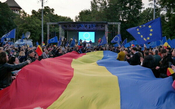 Miting proeuropean în țară Miting proeuropean în țară