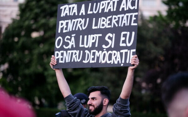 Miting proeuropean în țară Miting proeuropean în țară