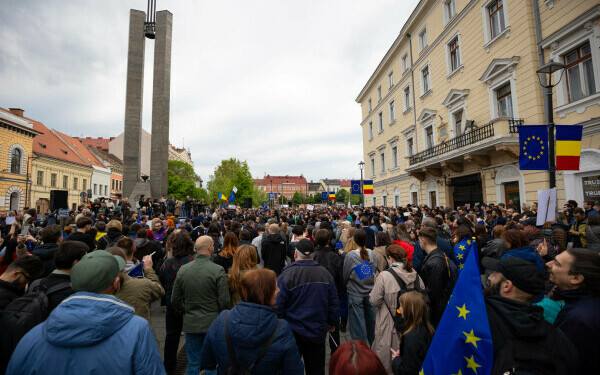 Miting proeuropean în țară Miting proeuropean în țară
