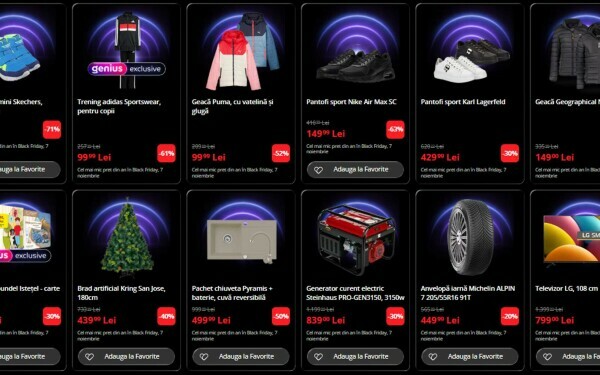 black friday 2025 - catalog emag 5 noiembrie