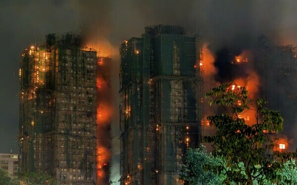 incendiu hong kong