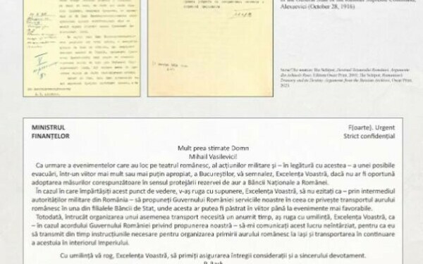 documente tezaurul romaniei la rusia