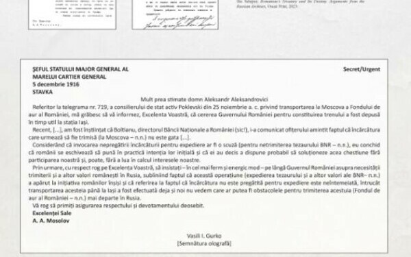 documente tezaurul romaniei la rusia