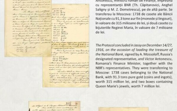 documente tezaurul romaniei la rusia