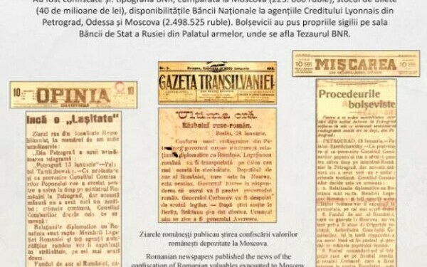 documente tezaurul romaniei la rusia