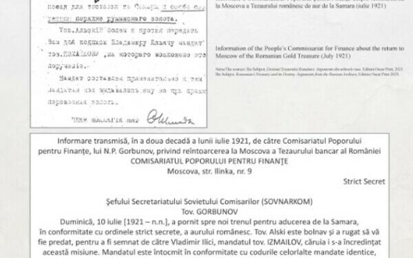 documente tezaurul romaniei la rusia