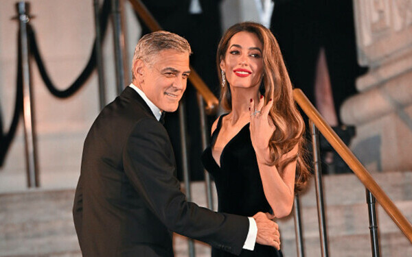 George Clooney și soția sa, Amal