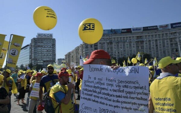 protest profesori 8 septembrie