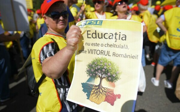 protest profesori 8 septembrie