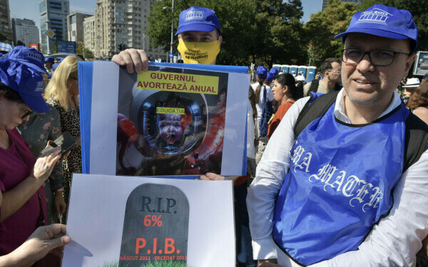 protest profesori 8 septembrie