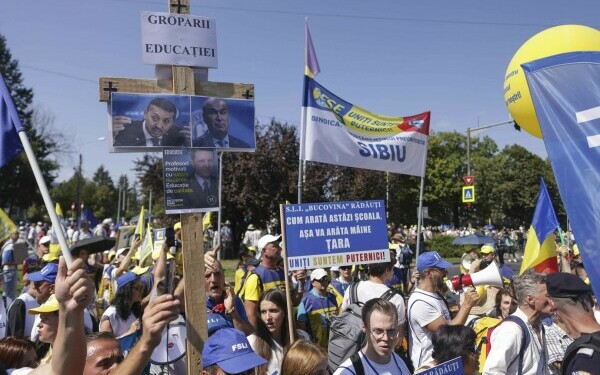 protest profesori 8 septembrie