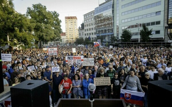 protest slovacia