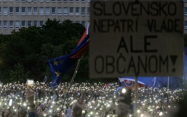 protest slovacia