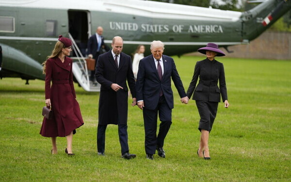Donald Trump şi-a început vizita istorică în Marea Britanie