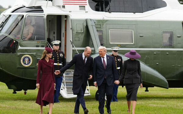 Donald Trump şi-a început vizita istorică în Marea Britanie