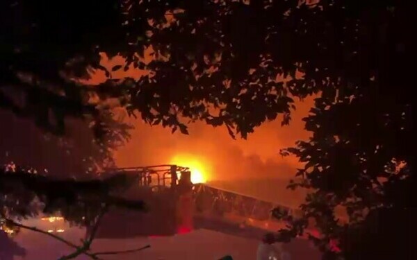 Incendiu la un depozit din Sectorul 2 din București